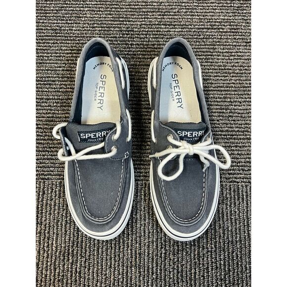 Sperry Top-Sider Classic Navy Blue Boat Shoes Deck Shoes Nautical Casual Loafers - Picture 2 of 7